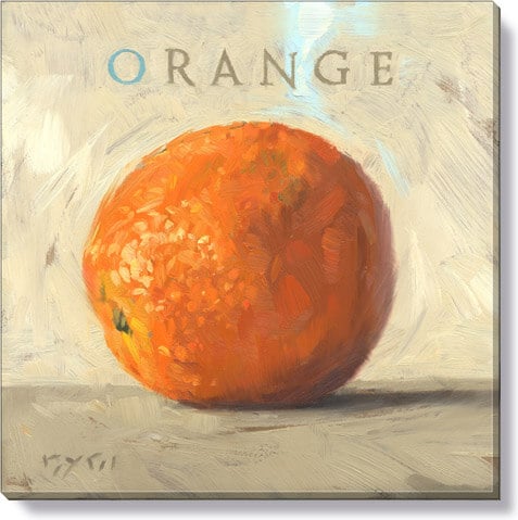 ORANGE GICLEE WALL ART