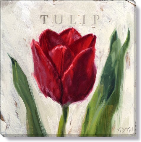 RED TULIP GICLEE WALL ART