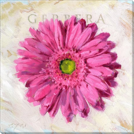 PINK GERBERA GICLEE WALL ART