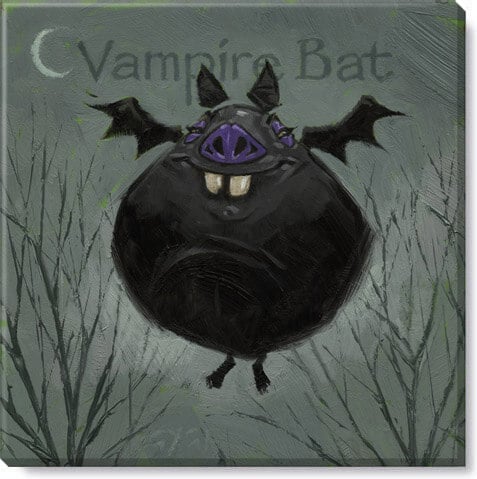 VAMPIRE BAT GICLEE WALL ART