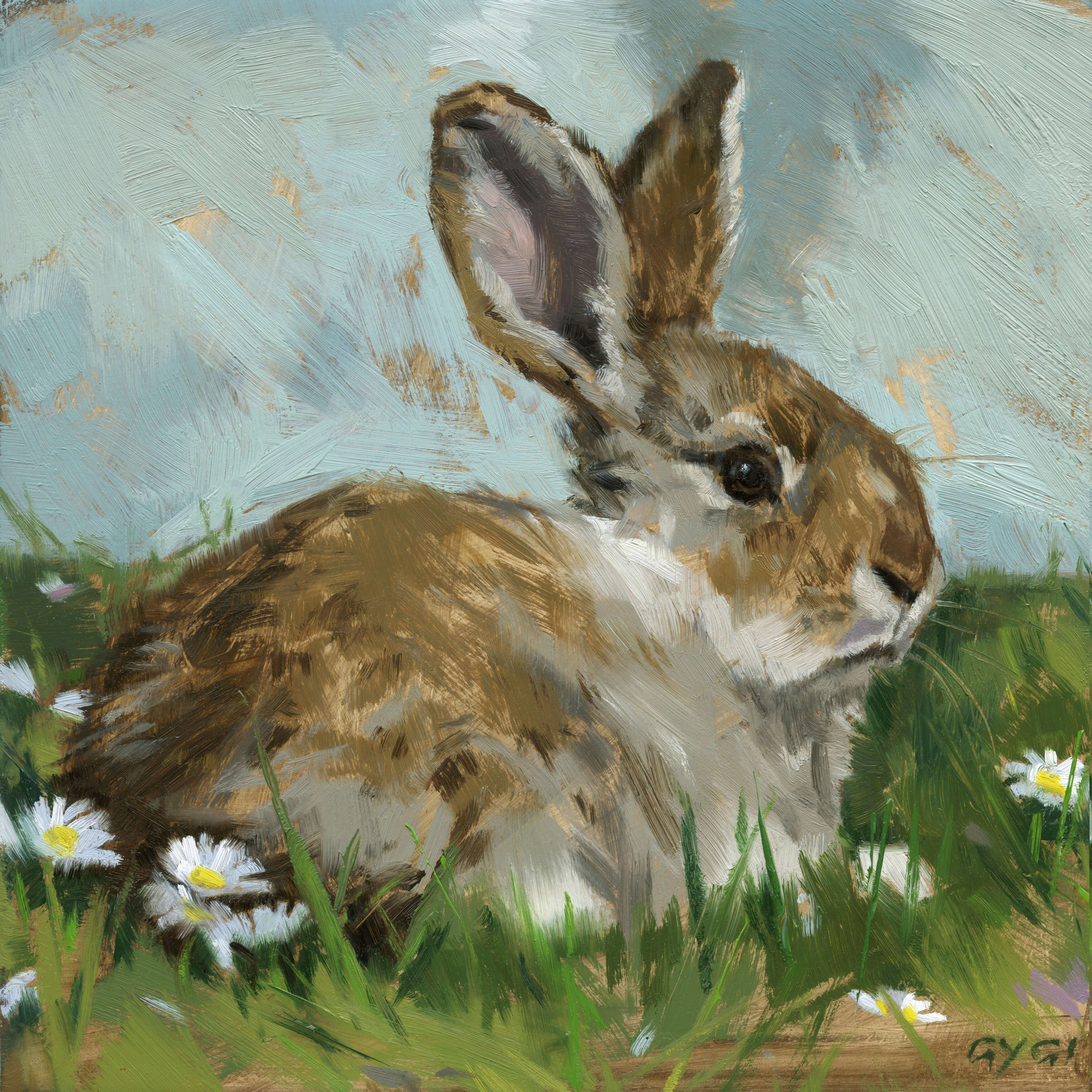 BROWN BUNNY GICLEE ARTWORK