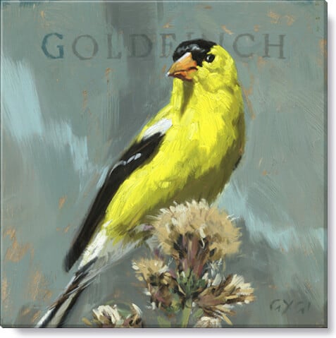 GOLD FINCH GICLEE WALL ART