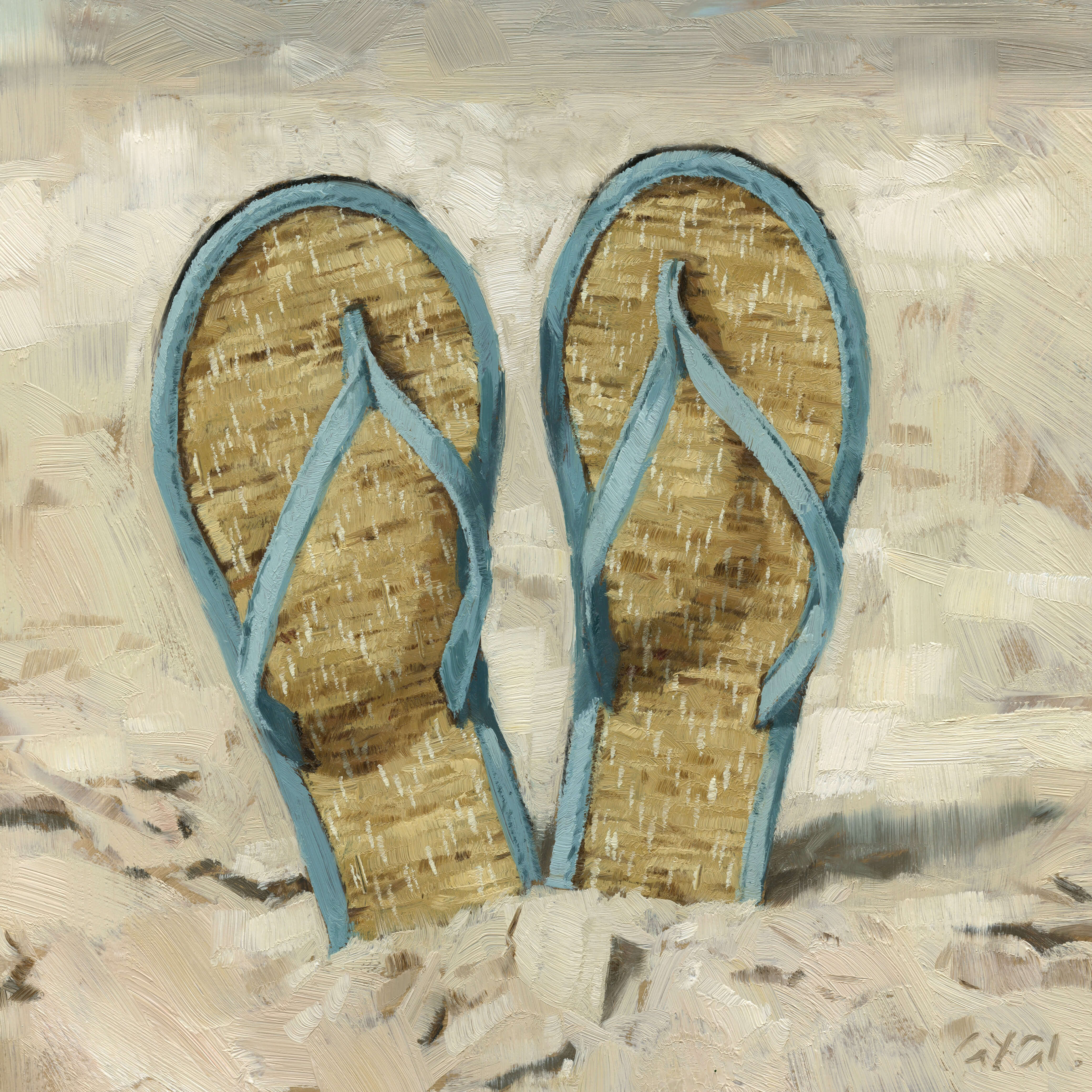 FLIP FLOPS GICLEE ARTWORK