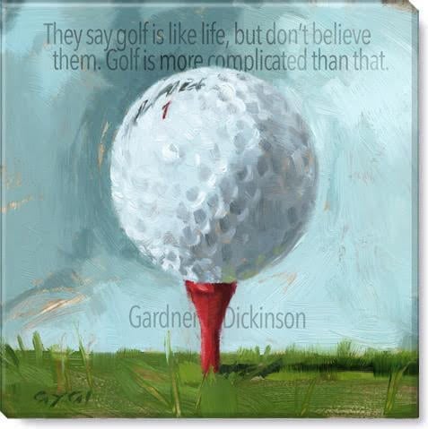 INSPIRATIONAL GOLF BALL GICLEE