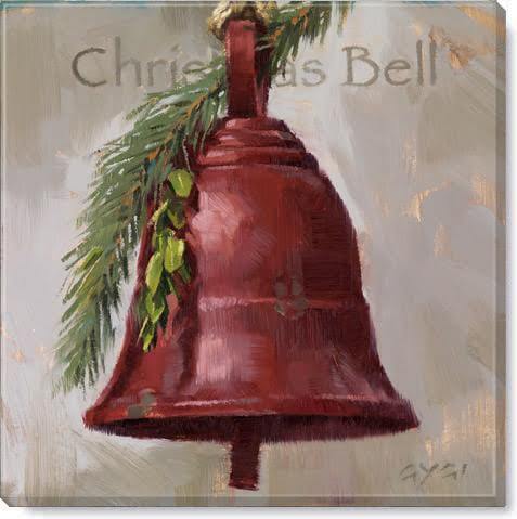 CHRISTMAS BELL GICLEE WALL ART