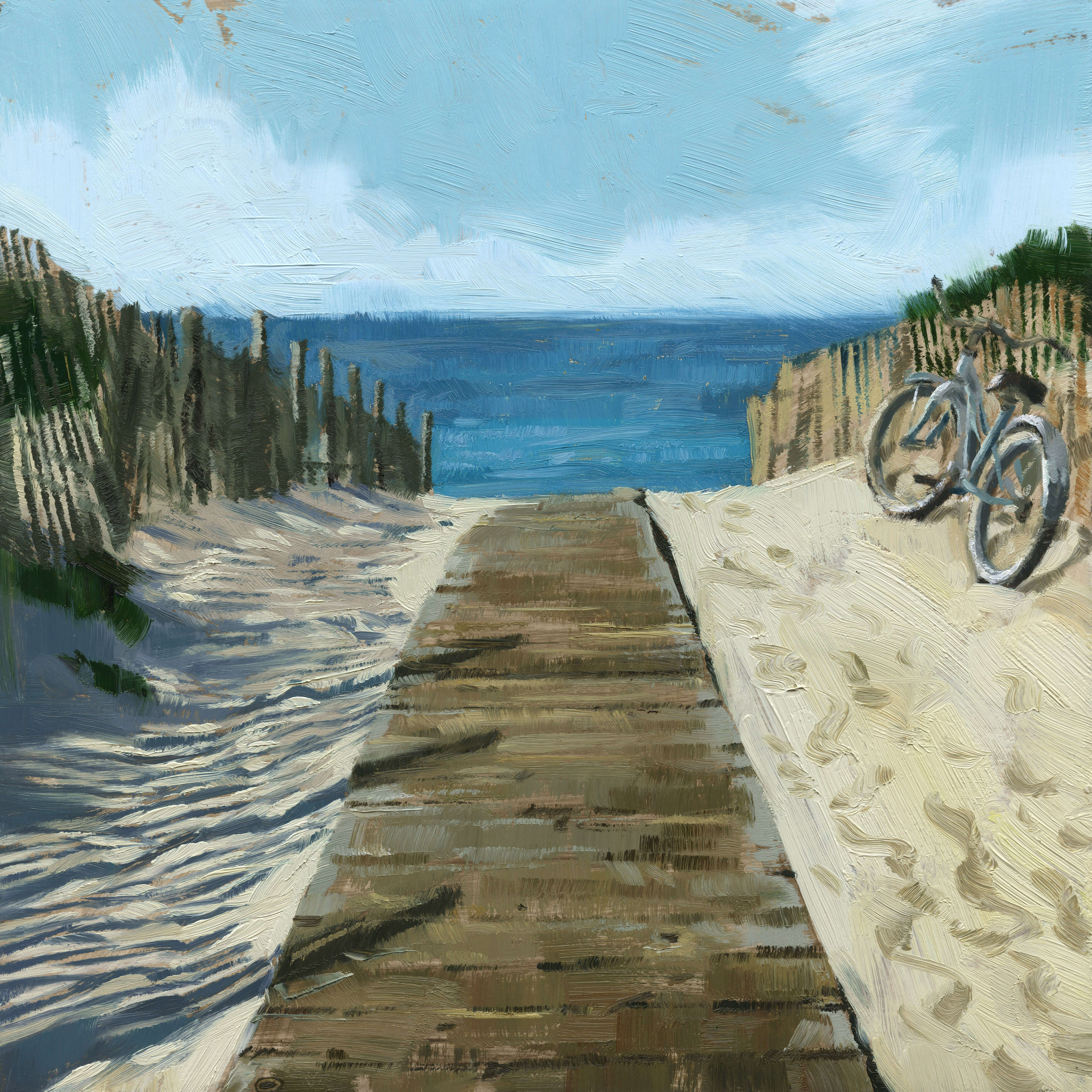 BEACH PATH GICLEE ARTWORK