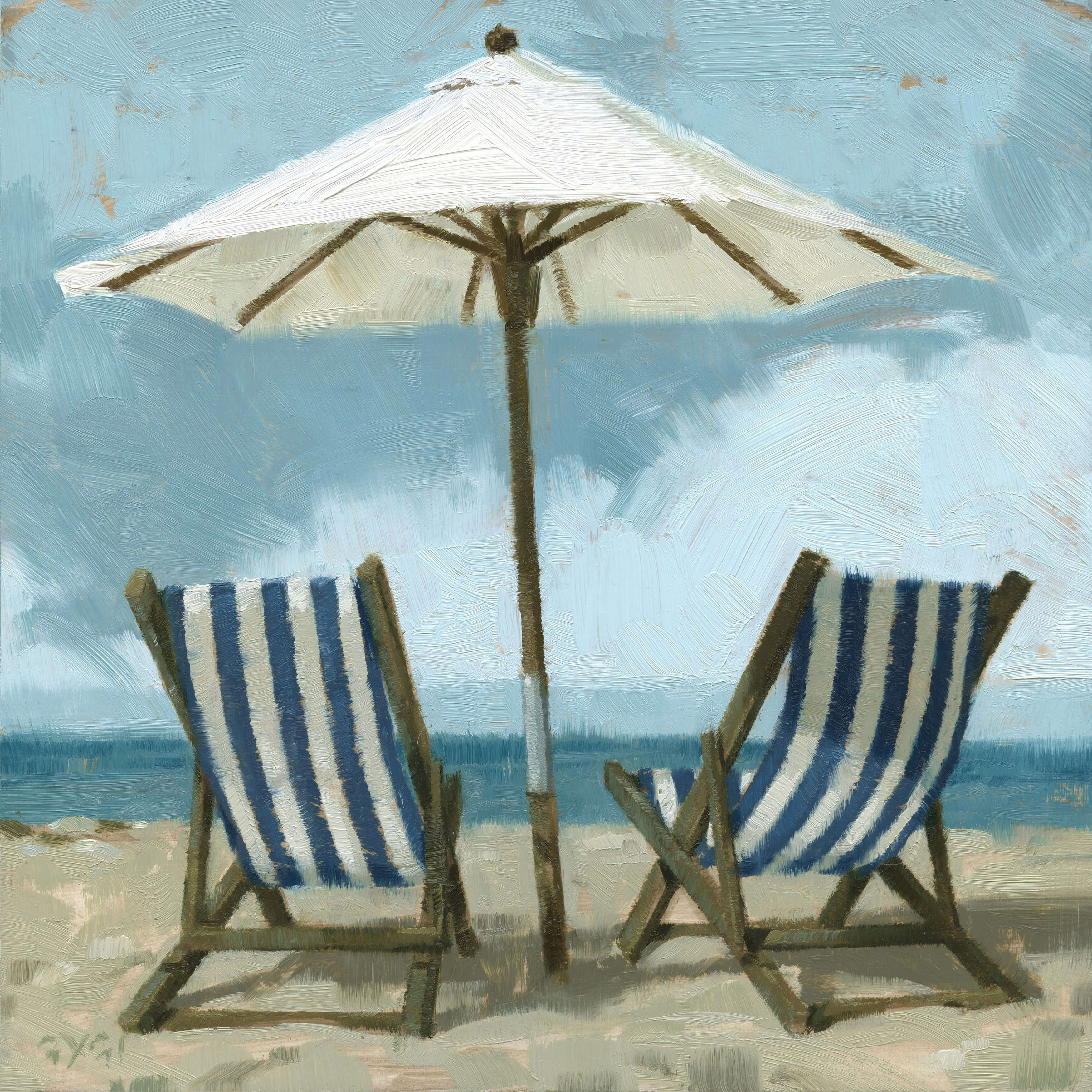 BEACH CHAIR GICLEE ARTWORK