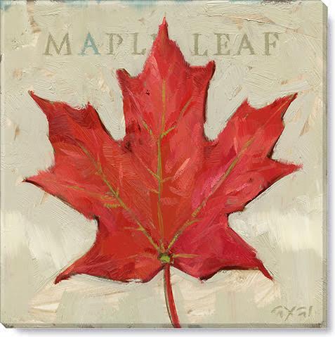 MAPLE LEAF GICLEE WALL ART