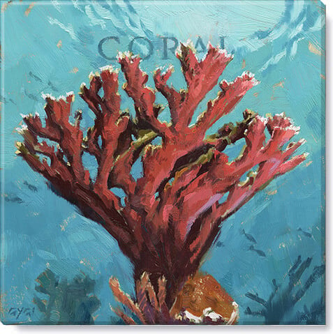 CORAL GICLEE WALL ART