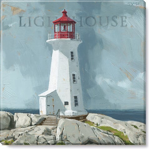 WHITE LIGHTHOUSE GICLEE WALL A