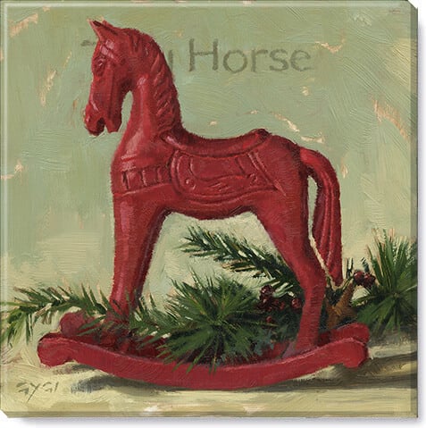 TOY HORSE GICLEE WALL ART