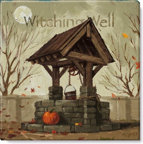 WITCHING WELL GICLEE WALL ART