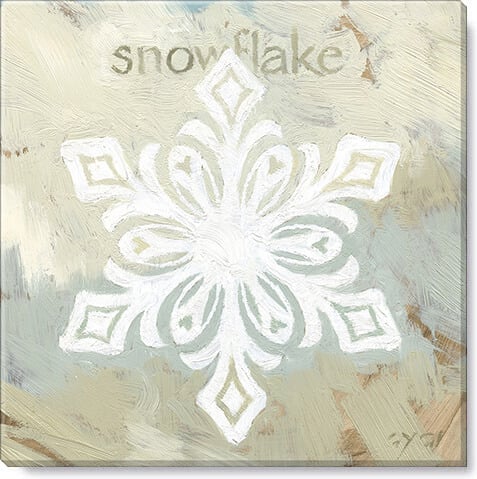 FLEUR SNOWFLAKE GICLEE WALL AR