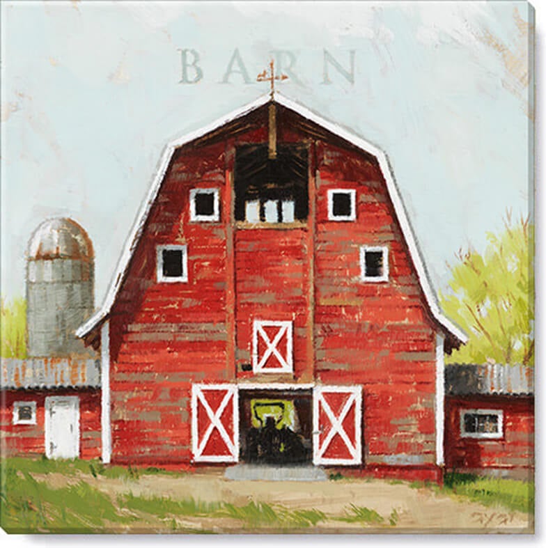 RED BARN WALL ART