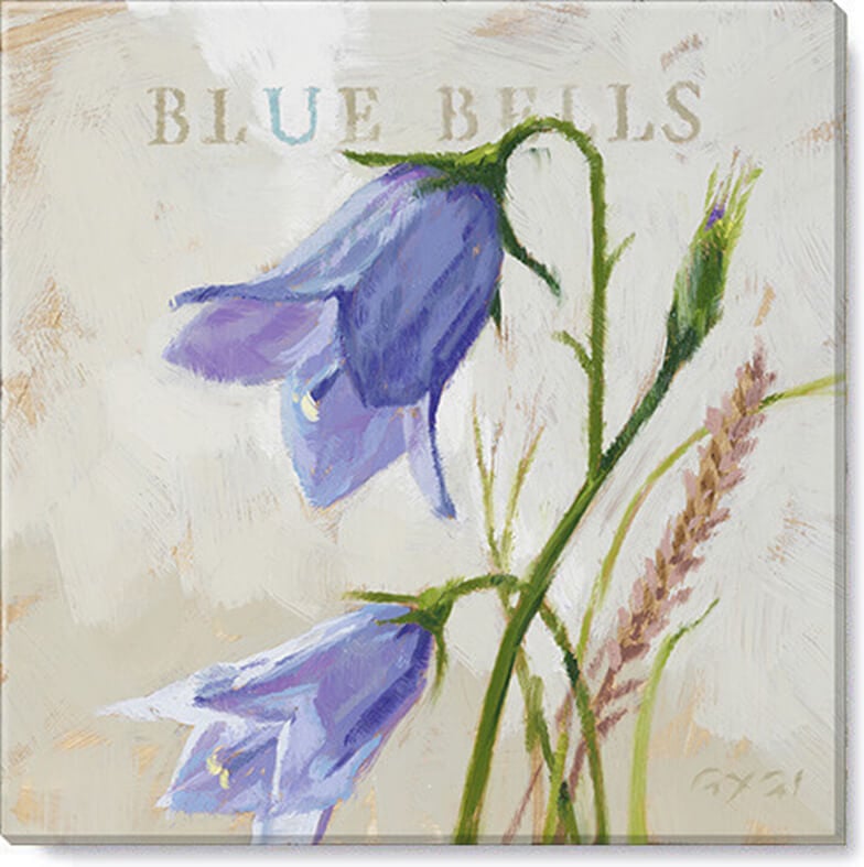 BLUE BELLS GICLEE WALL ART