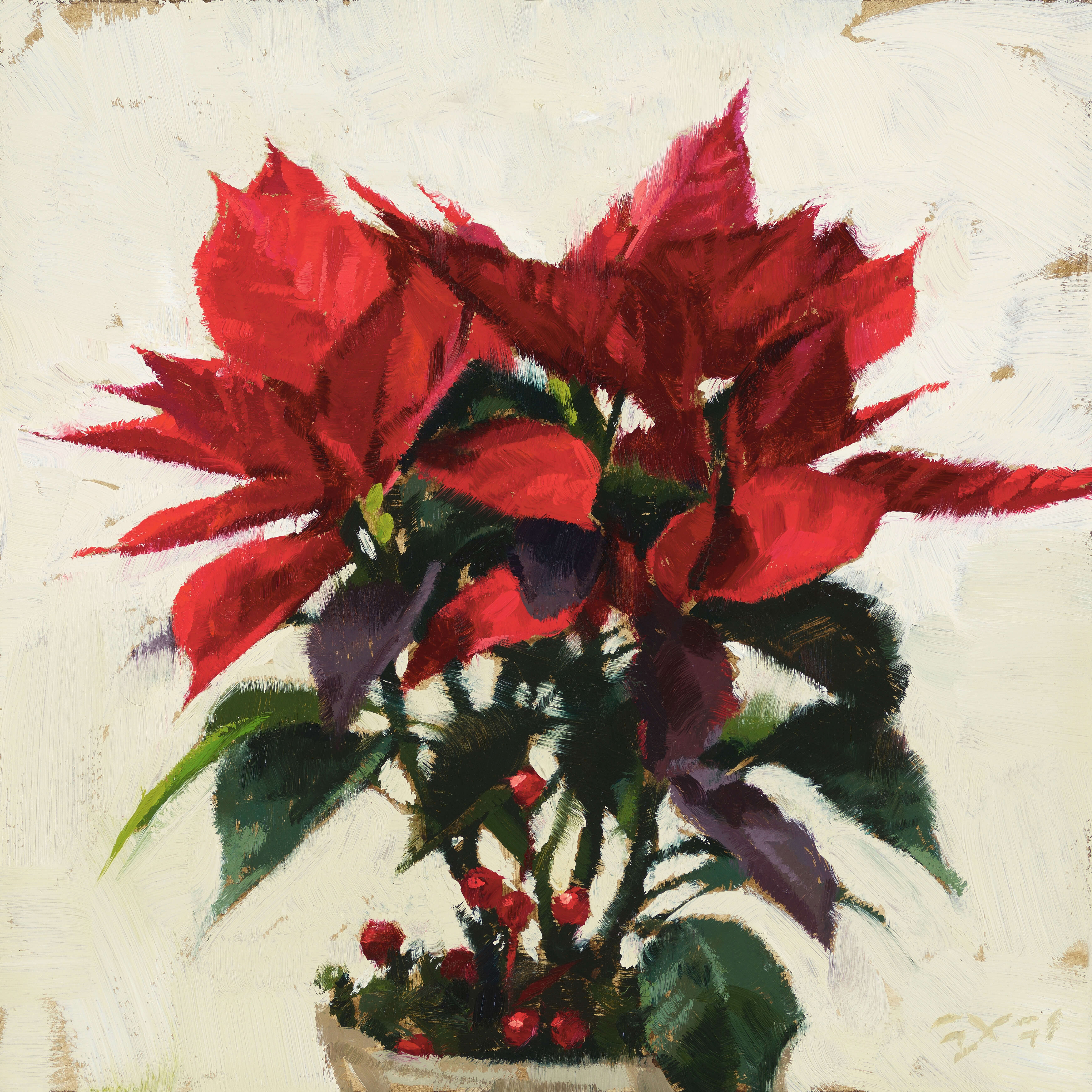 POINSETTIA GICLEE ARTWORK