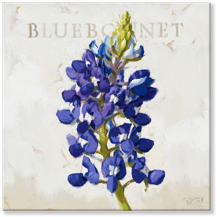 BLUEBONNET GICLEE WALL ART