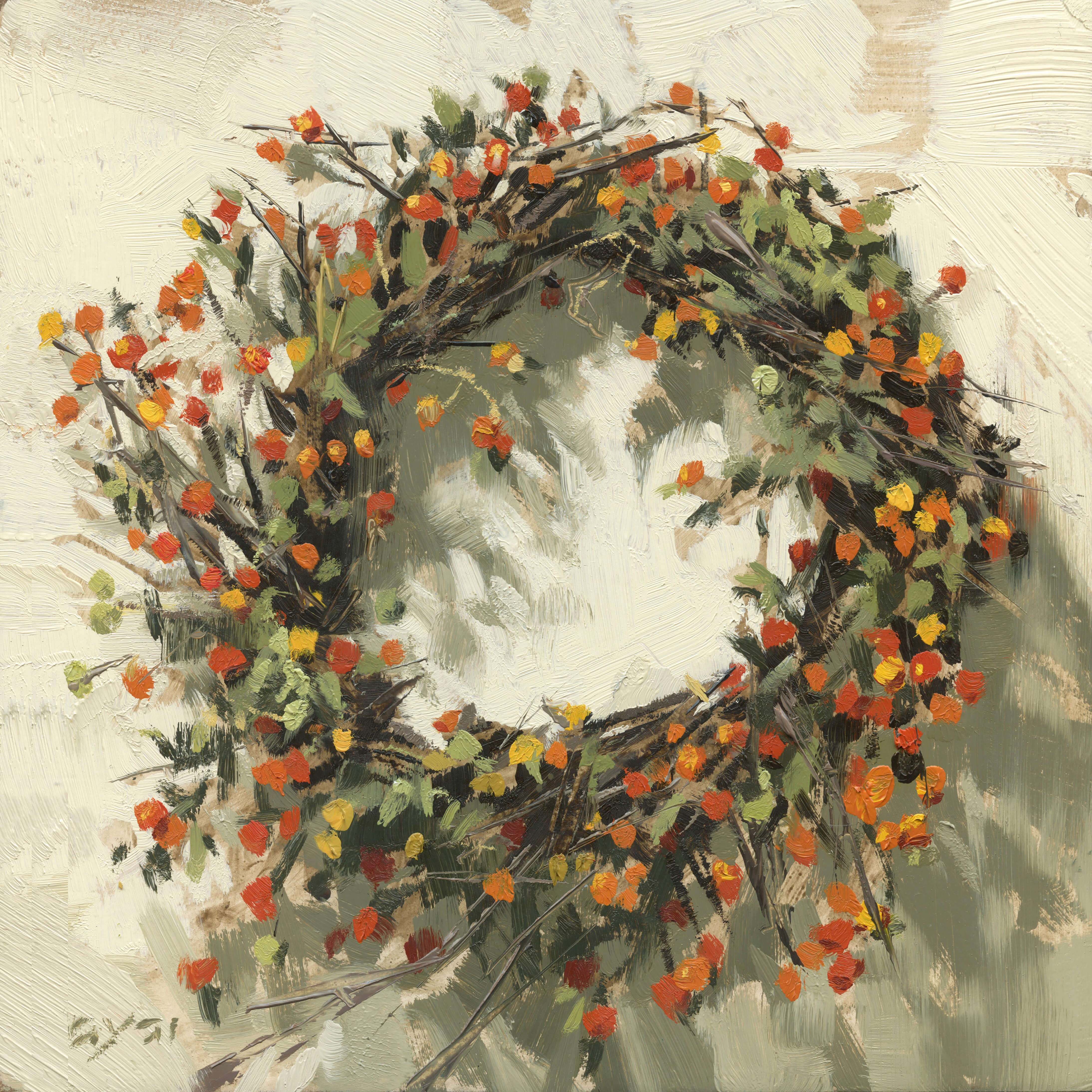 FALL WREATH GICLEE ARTWORK