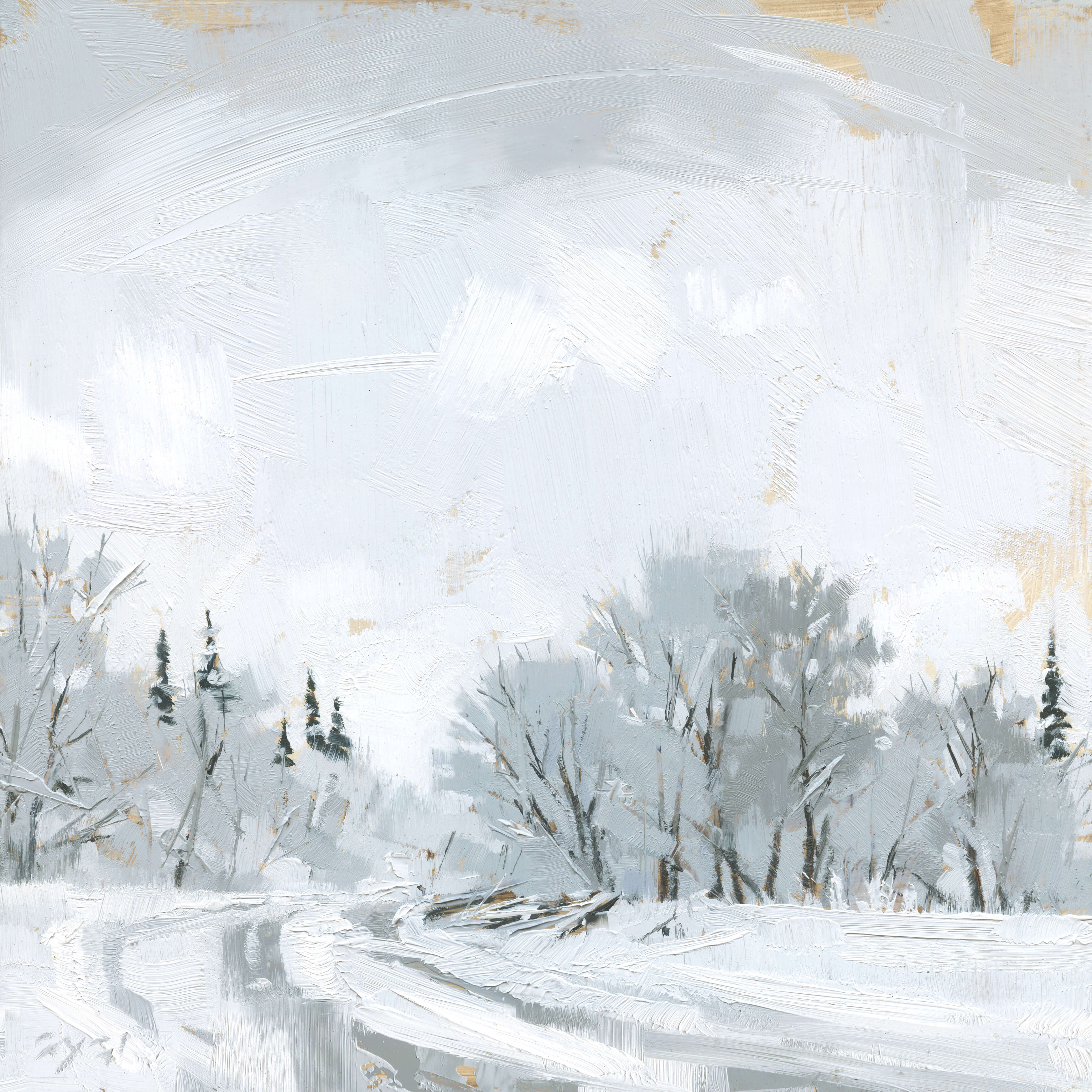 BIG SKY WINTERSCAPE ARTWORK