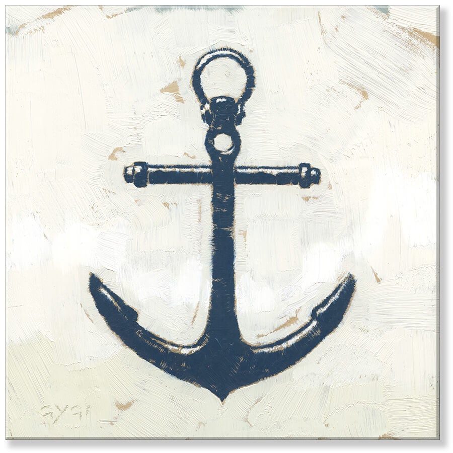 ANCHOR SILHOUETTE WALL ART