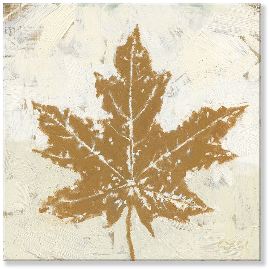 MAPLE LEAF SILHOUETTE WALL ART