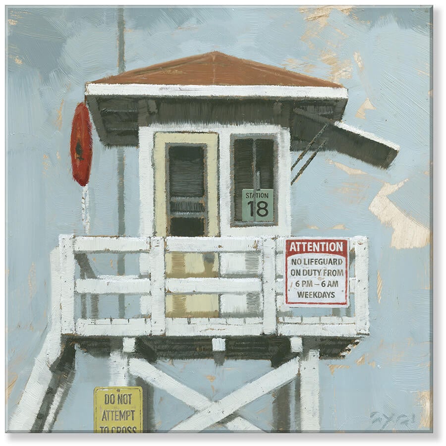 LIFEGUARD STATION CANVAS ART