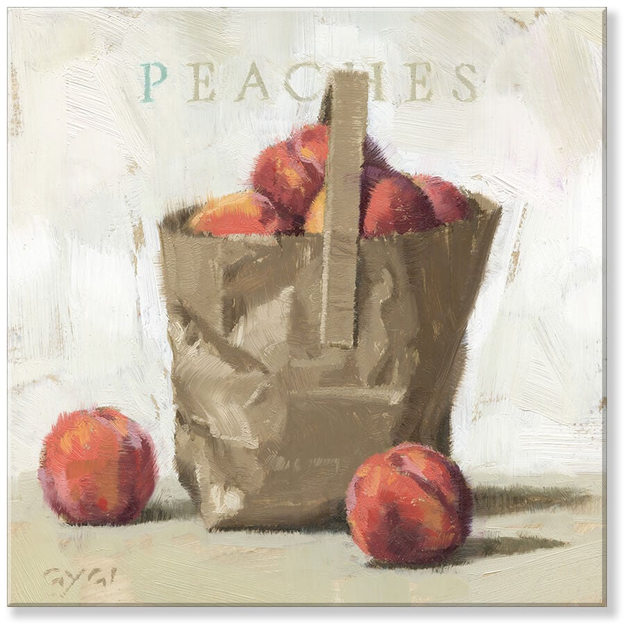 PEACHES CANVAS ART