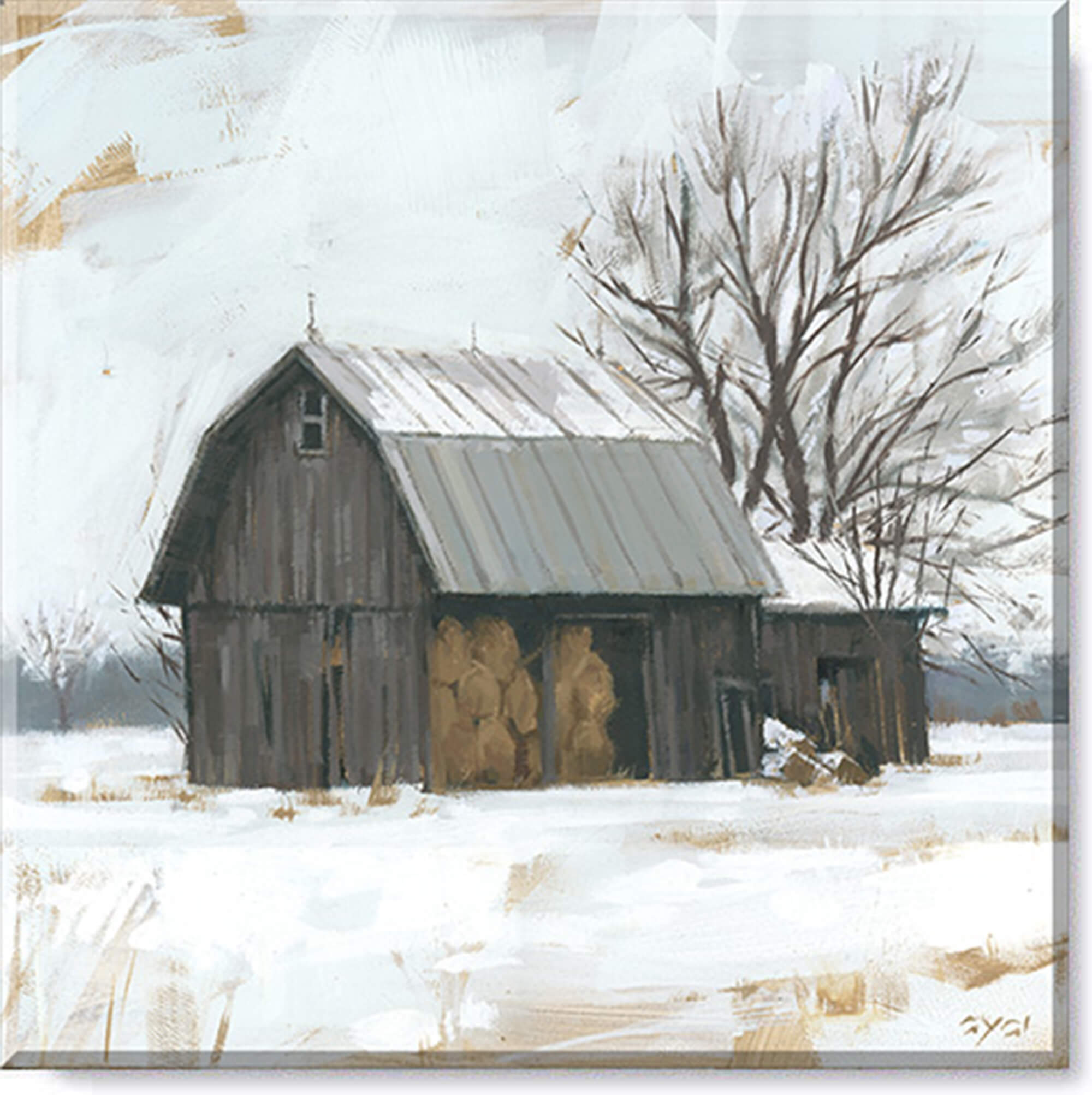 BROWN BARN GICLEE ARTWORK