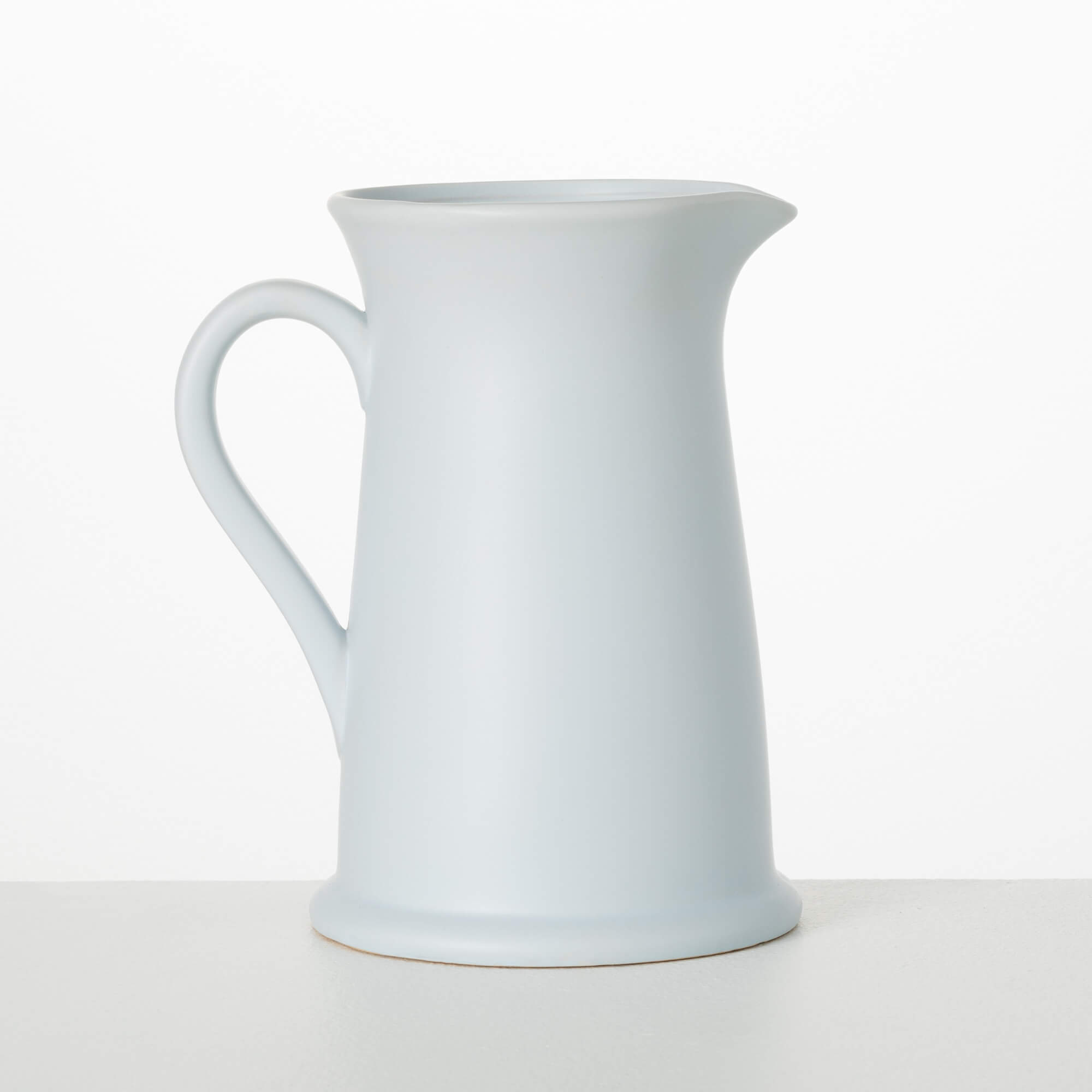 SOFT MATTE GRAY MODERN PITCHER