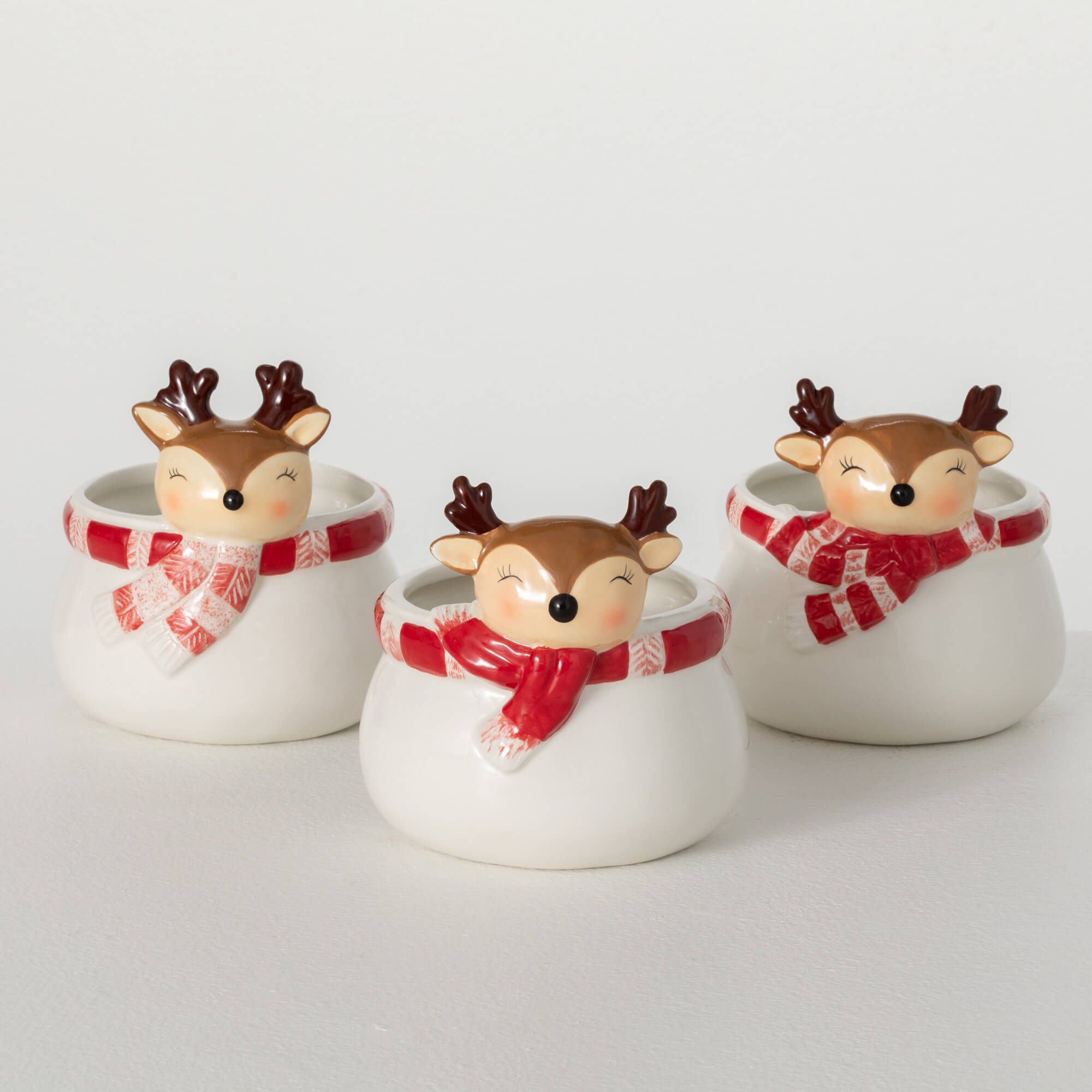 WHIMSICAL REINDEER CONTAINERS