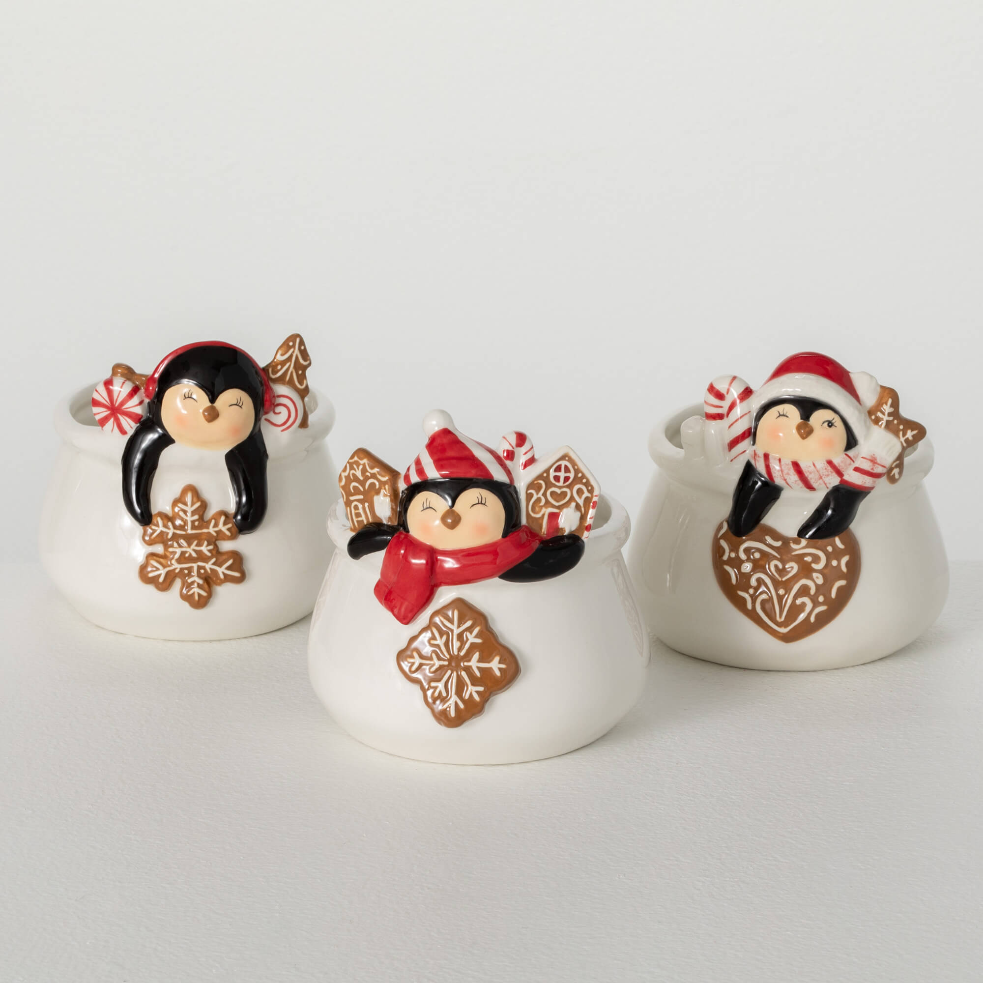 WHIMSICAL PENGUIN CONTAINERS