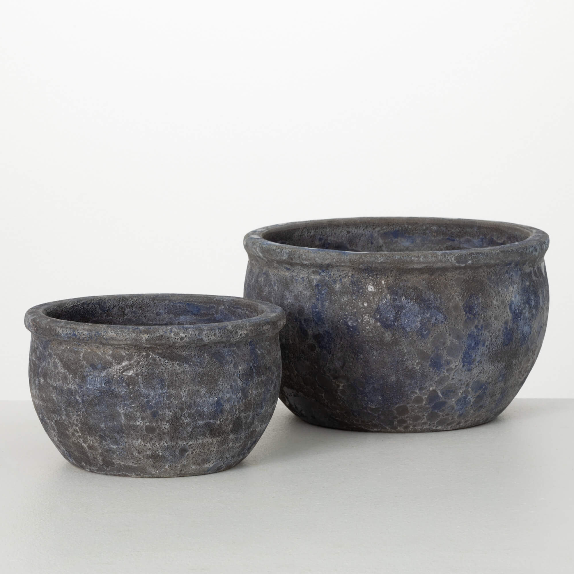 VOLCANIC BLUE CHARCOAL BOWL PL