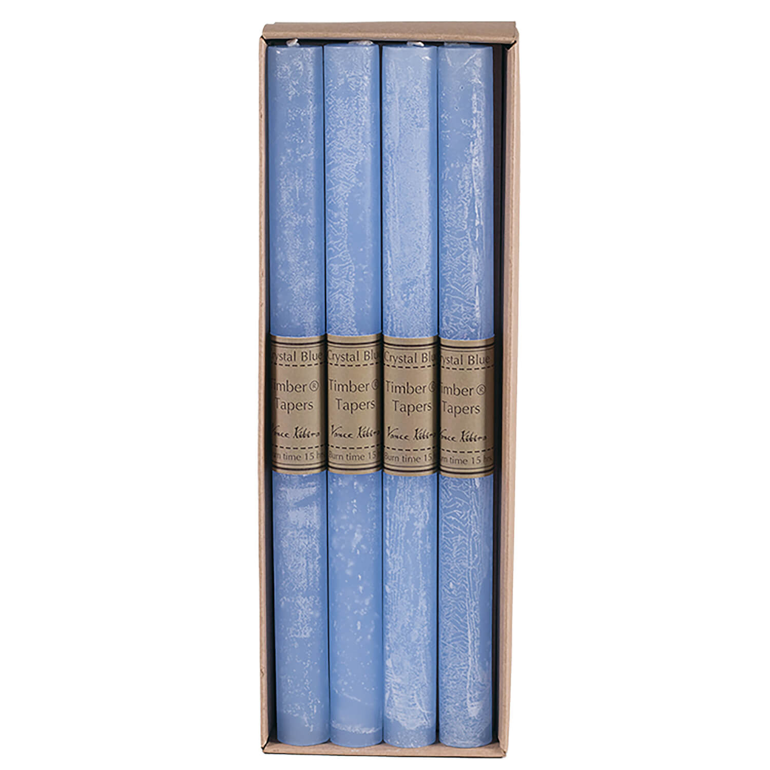 BLUE TIMBER TAPER BOX OF 12