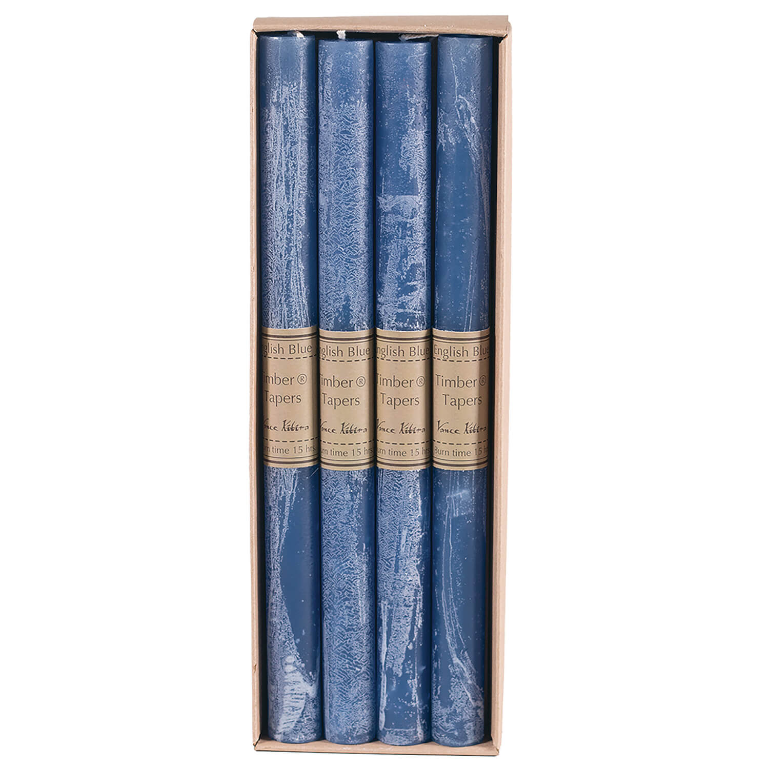 ENGLISH BLUE TAPER BOX OF 12