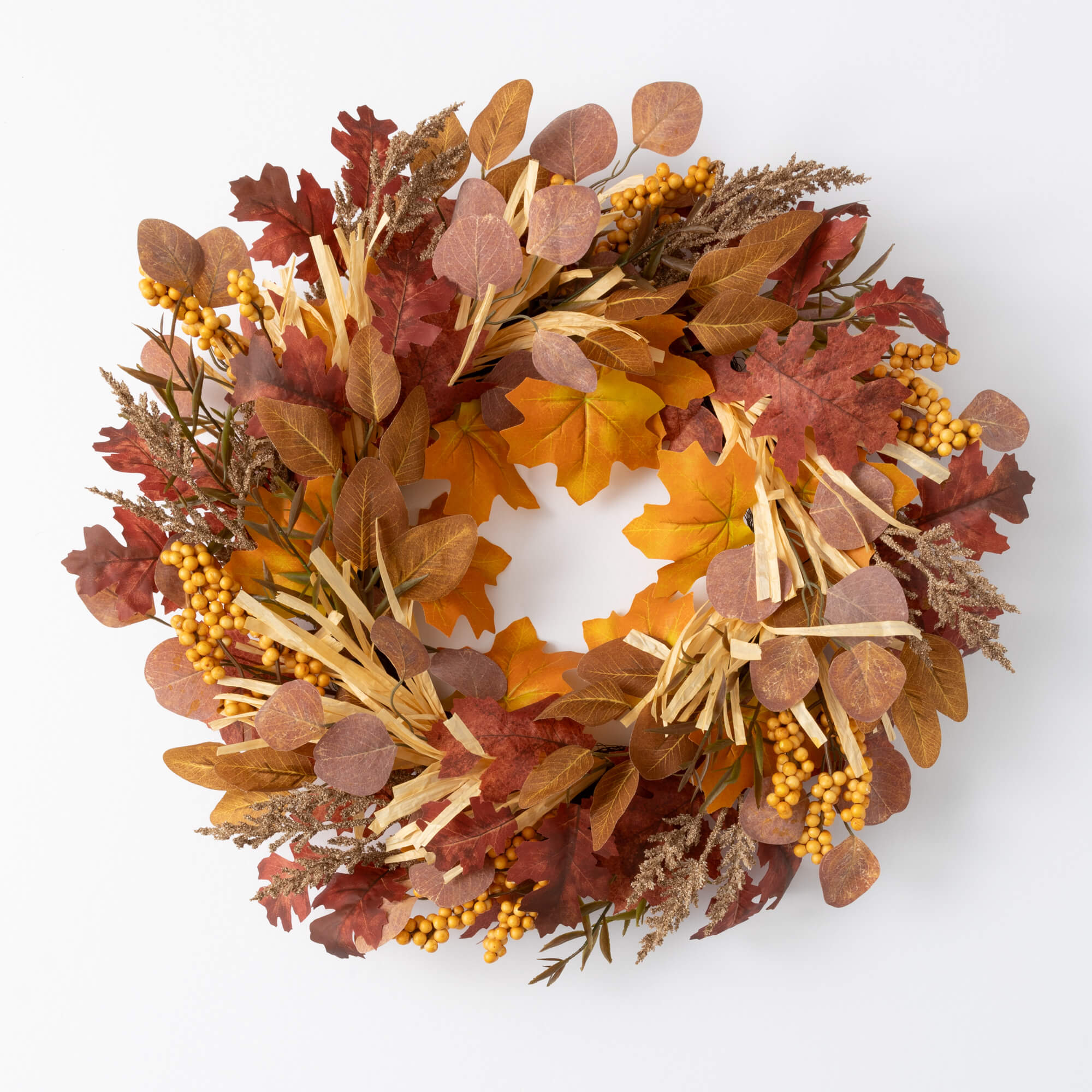 EUCALYPTUS RAFFIA WREATH