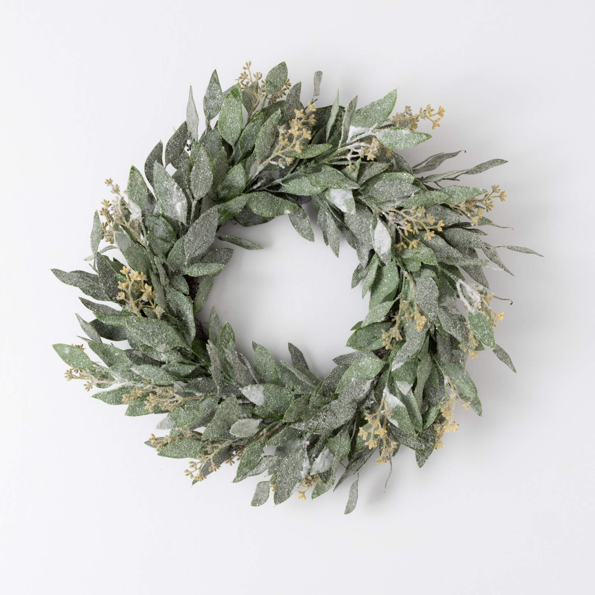 FROSTED EUCALYPTUS WREATH