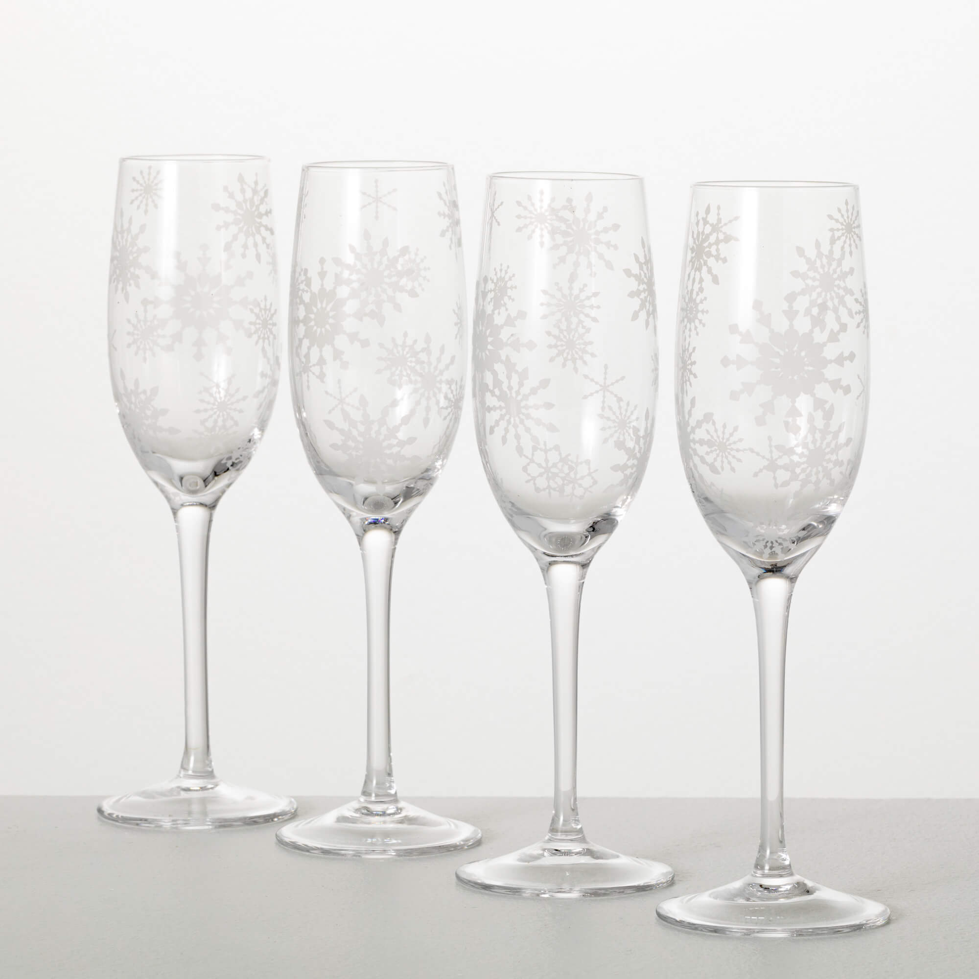 HOLIDAY CHAMPAGNE FLUTE SET