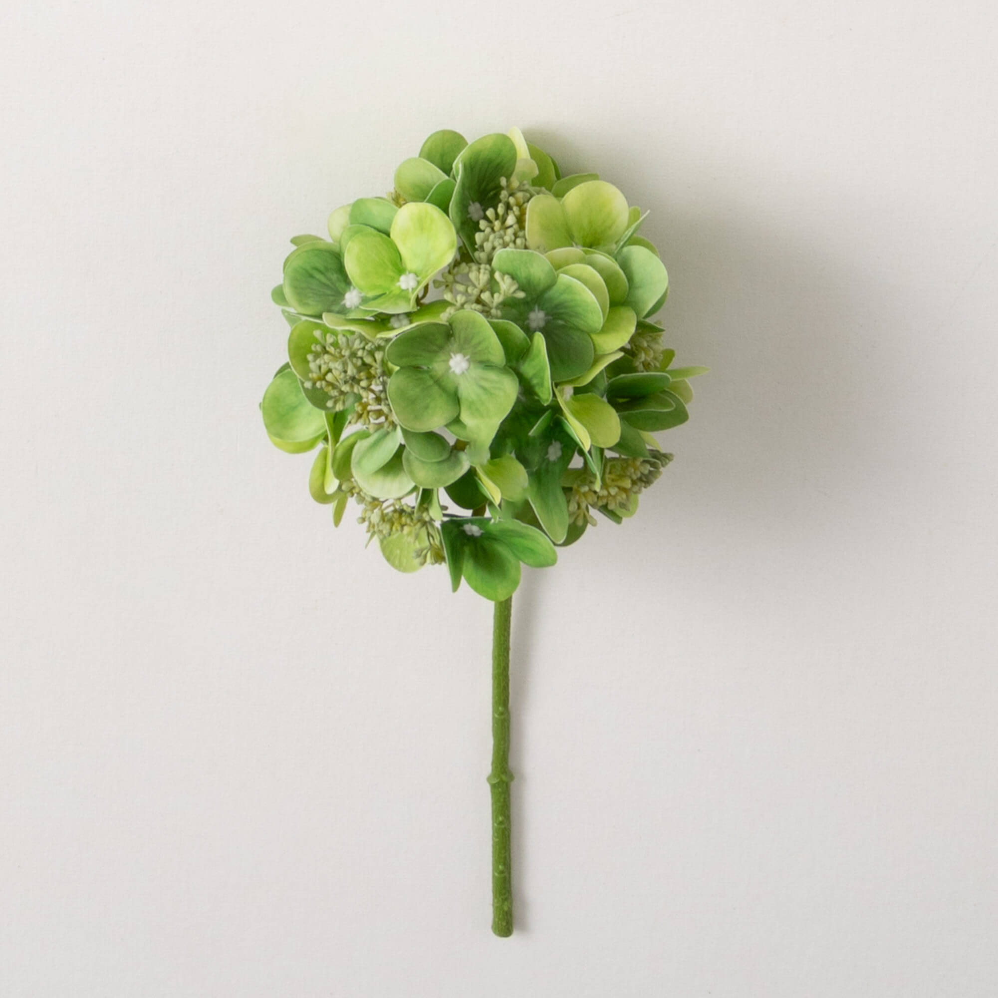 GREEN HYDRANGEA SHORT STEMS