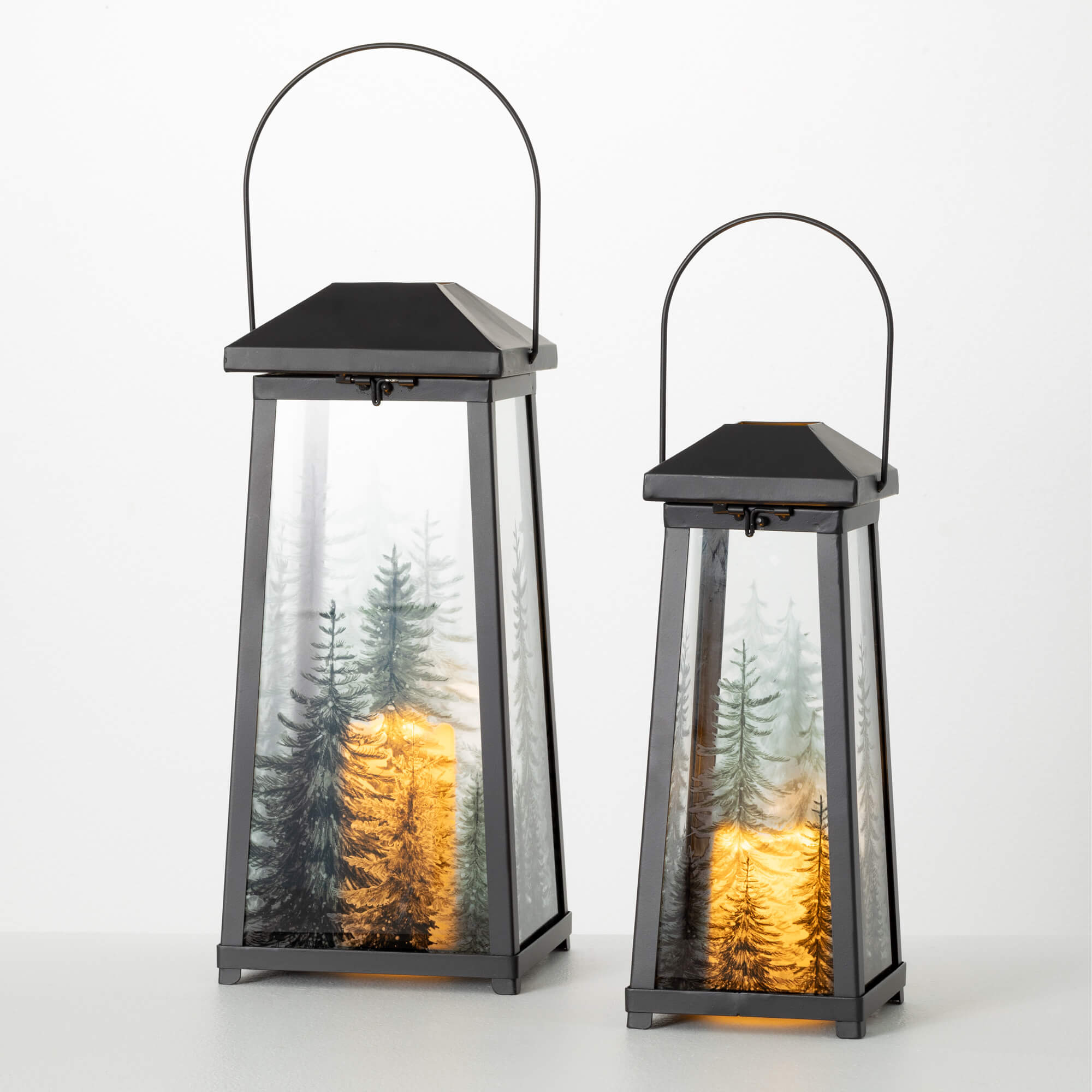CHRISTMAS LANTERNS WITH TREES