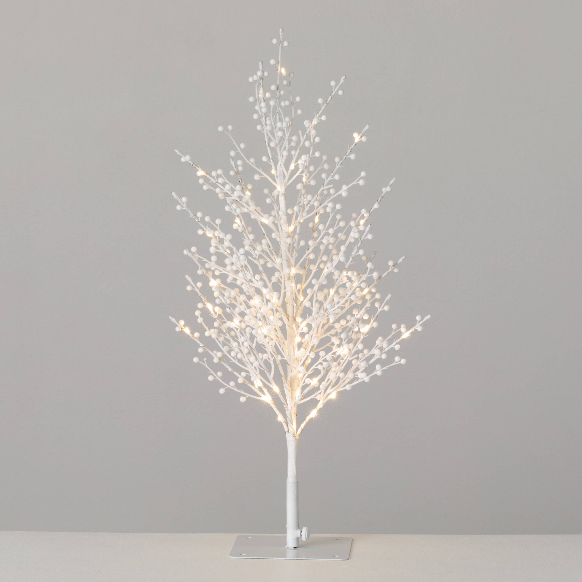 27" LED WHITE BERRY TREE