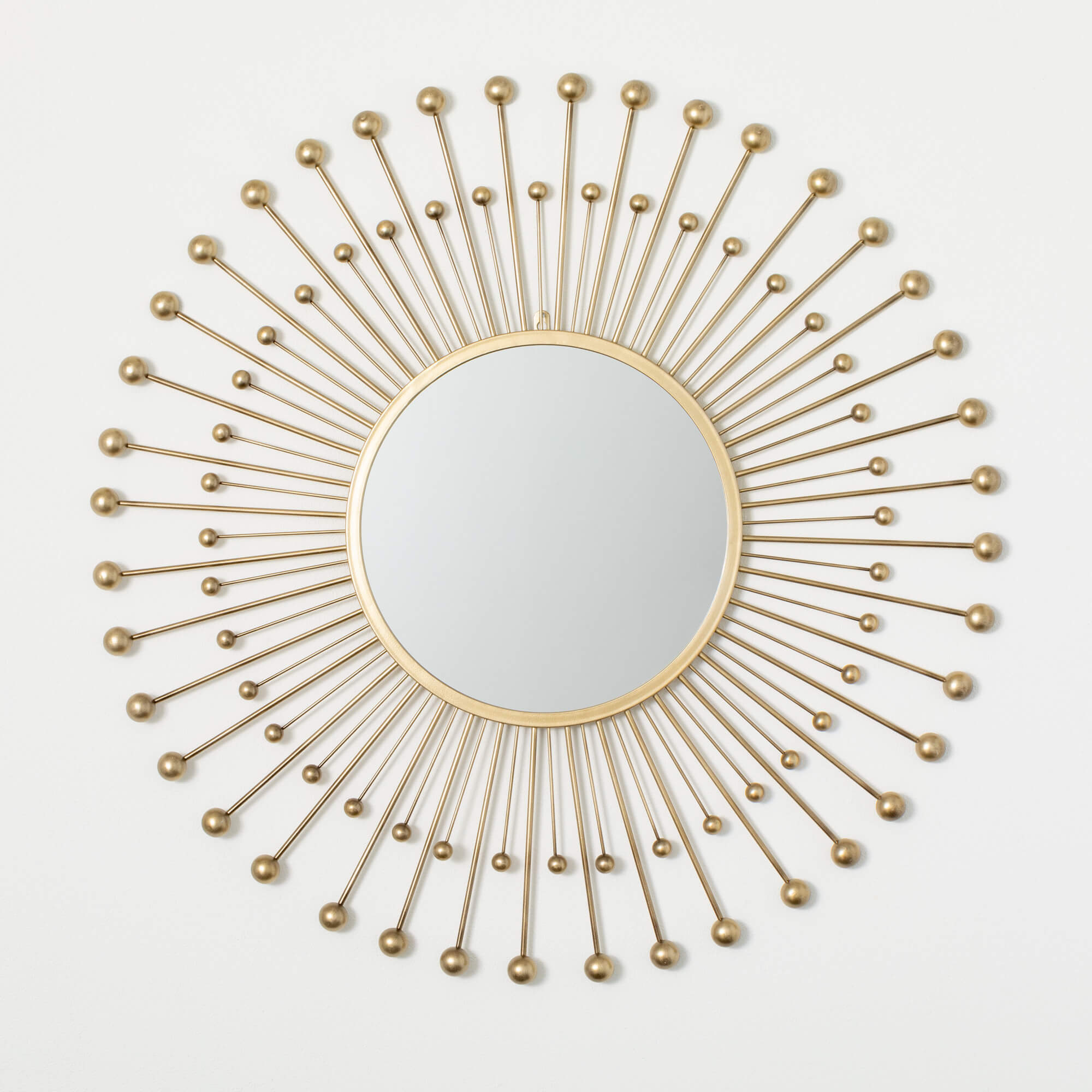 GOLD MID-CENTURY MODERN MIRROR