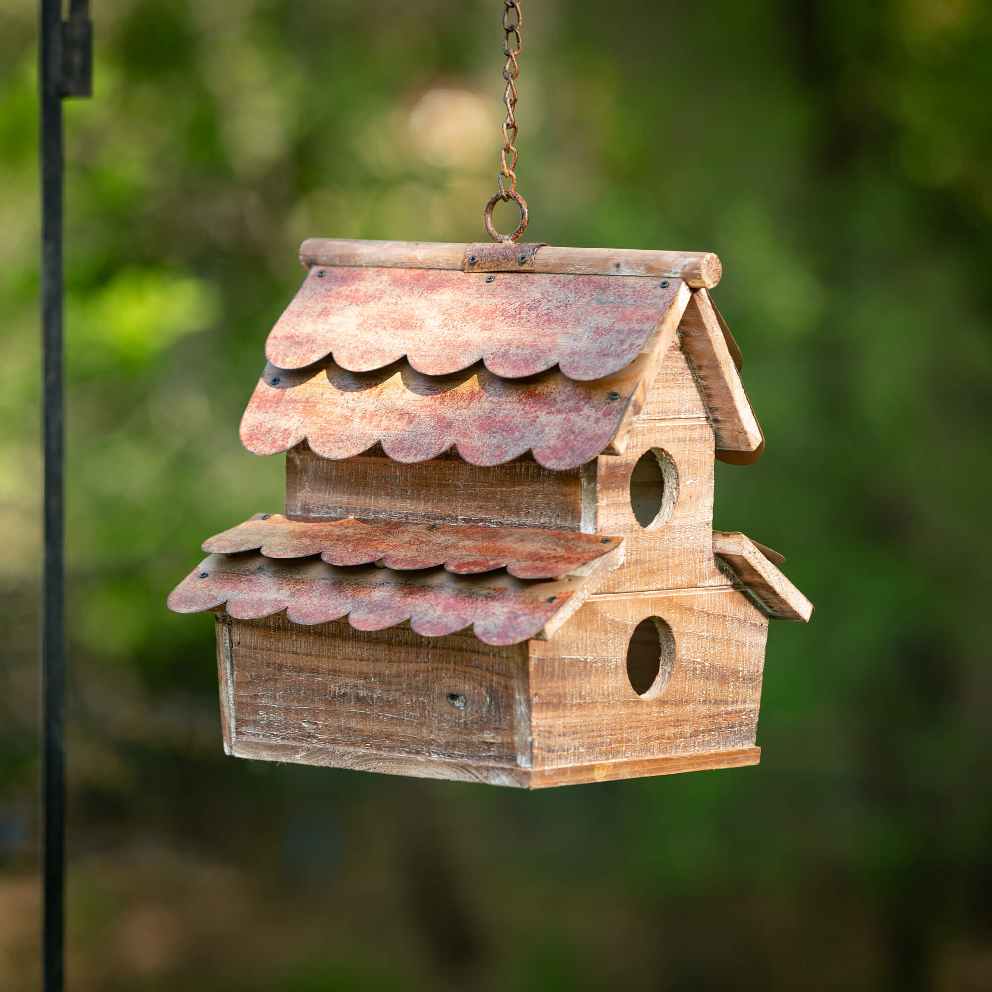 Wholesale Bird House, Woodstock Elements Multicolor Bird House | Sullivans