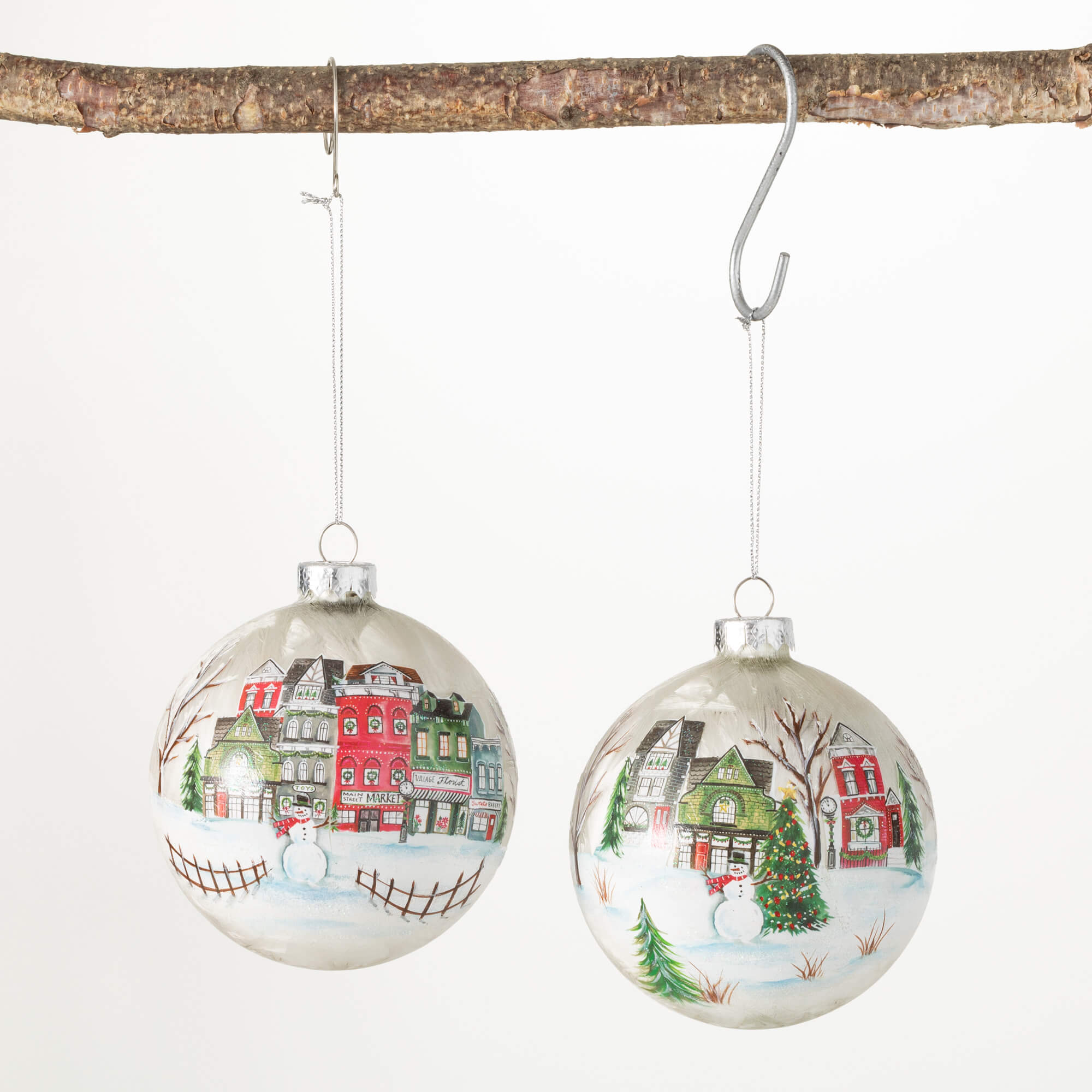 WINTER VILLAGE ORNAMENT SET