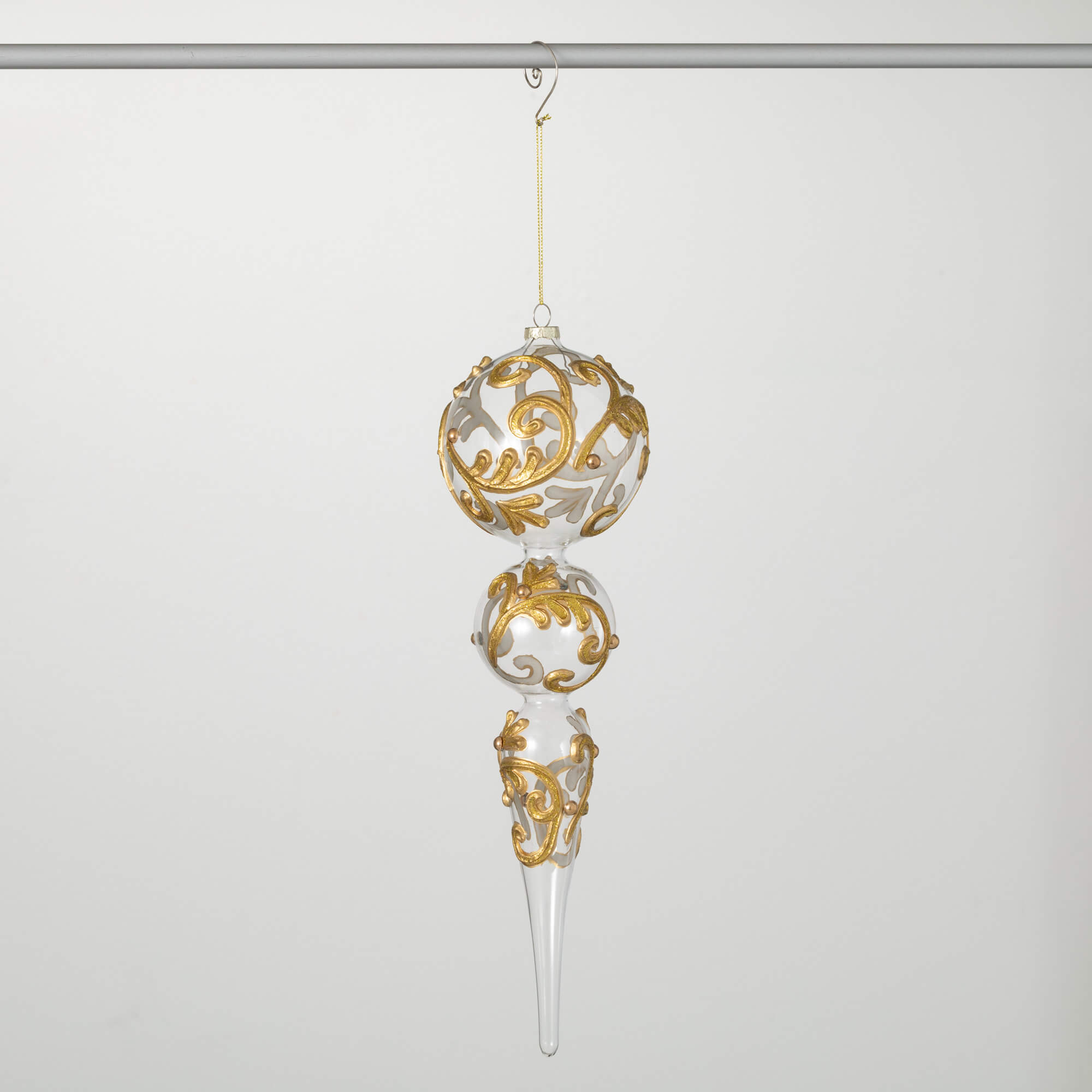 ENCRUSTED GOLD FINIAL ORNAMENT