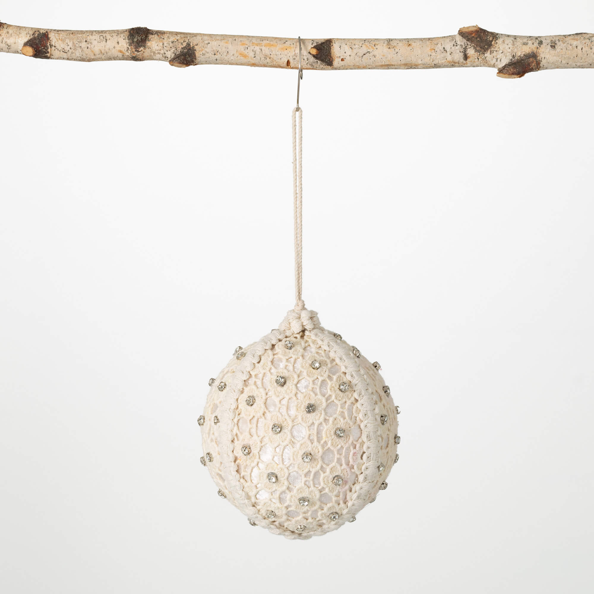 LACE BALL ORNAMENT