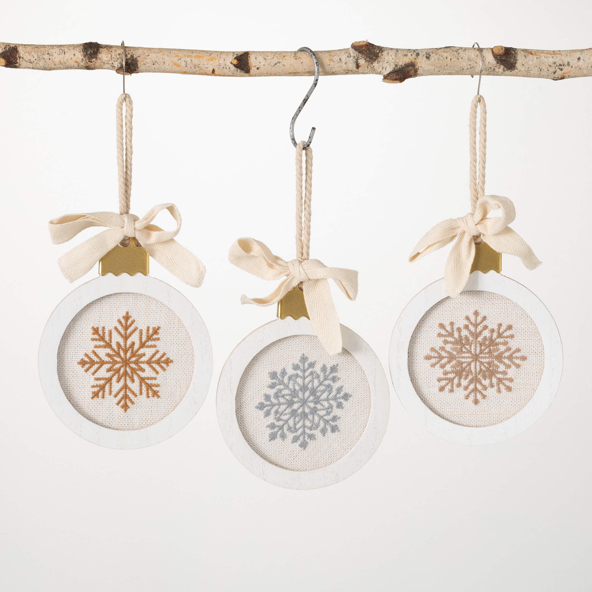 SNOWFLAKE ORNAMENT Set 3