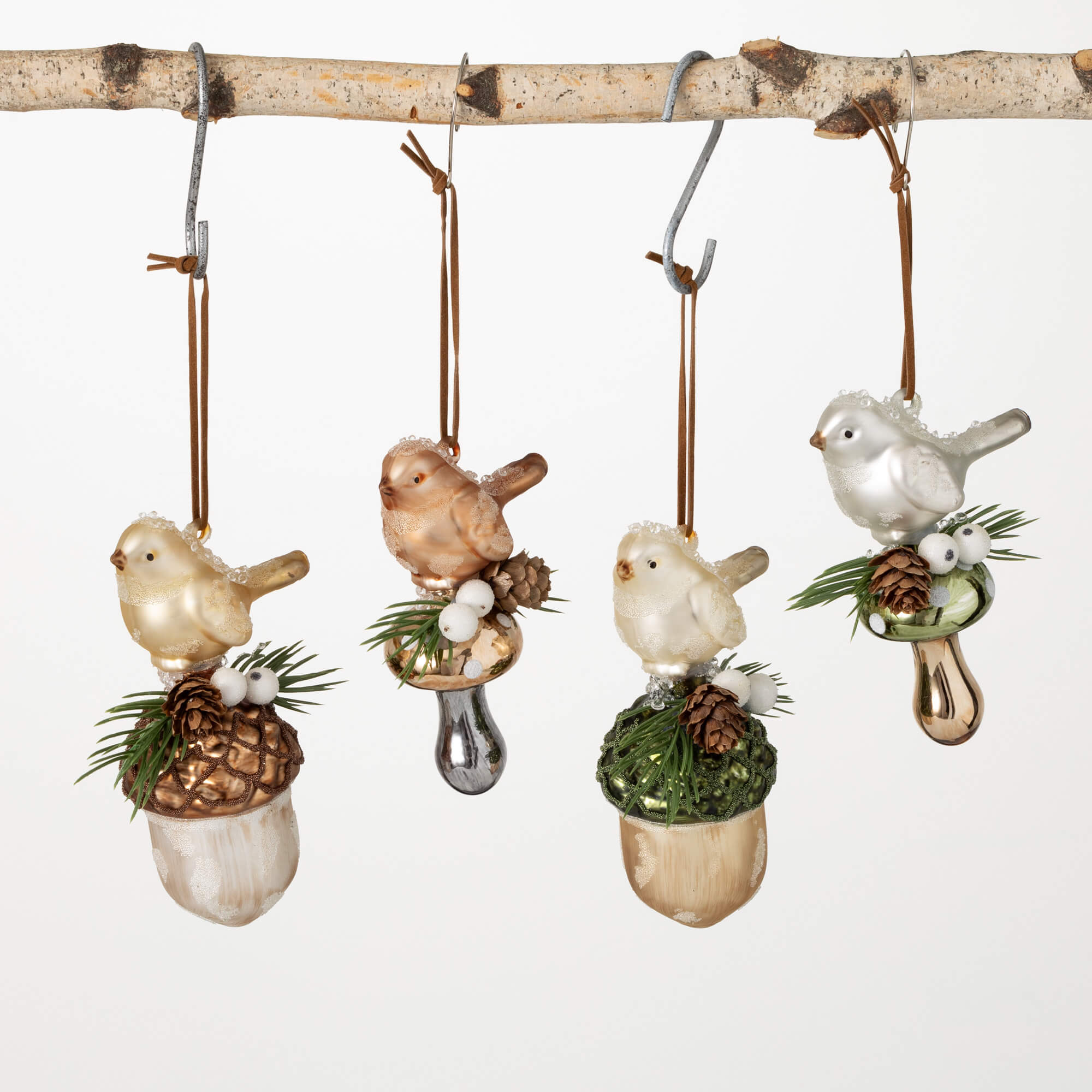 BIRD ORNAMENT Set 4