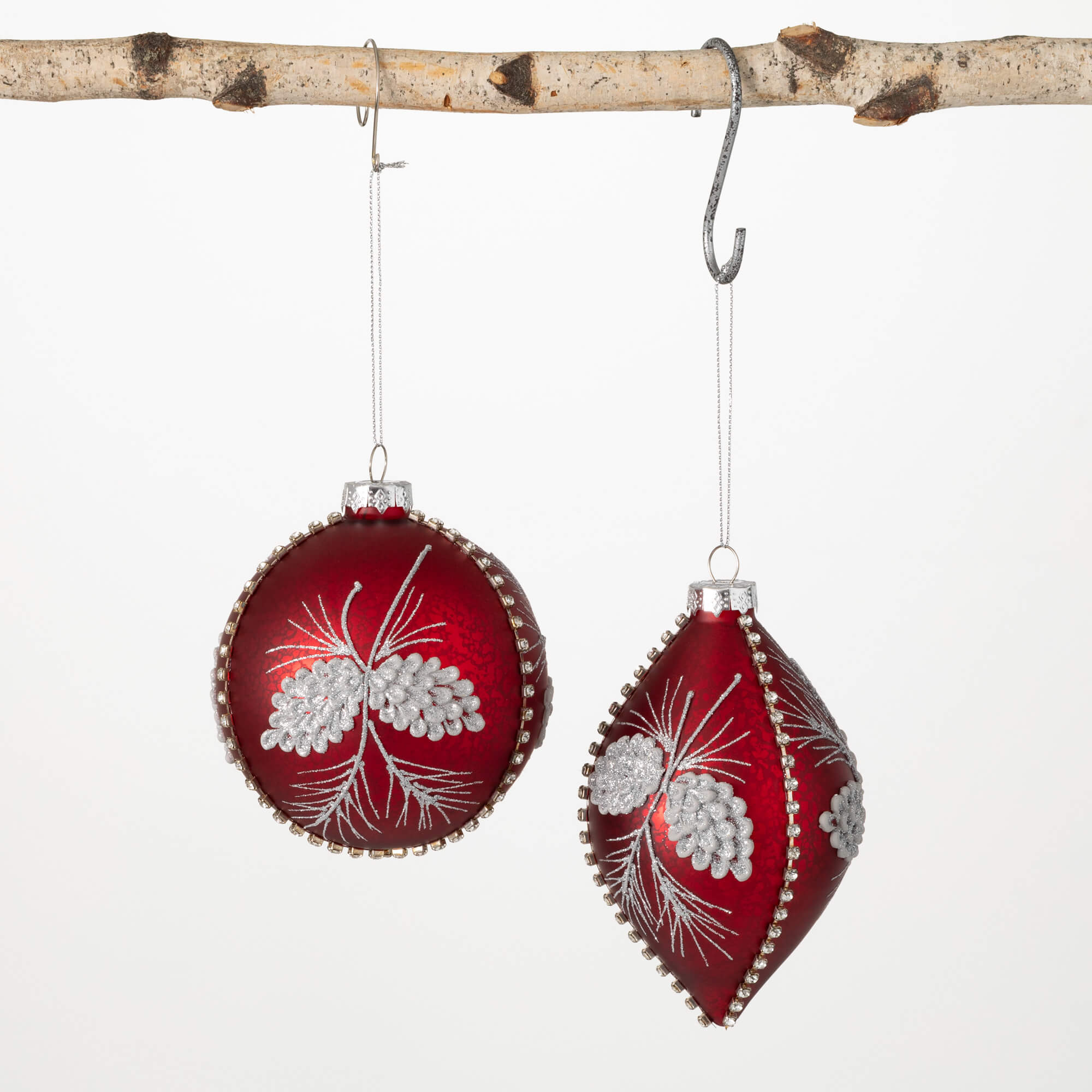 PINECONE ORNAMENT Set 2