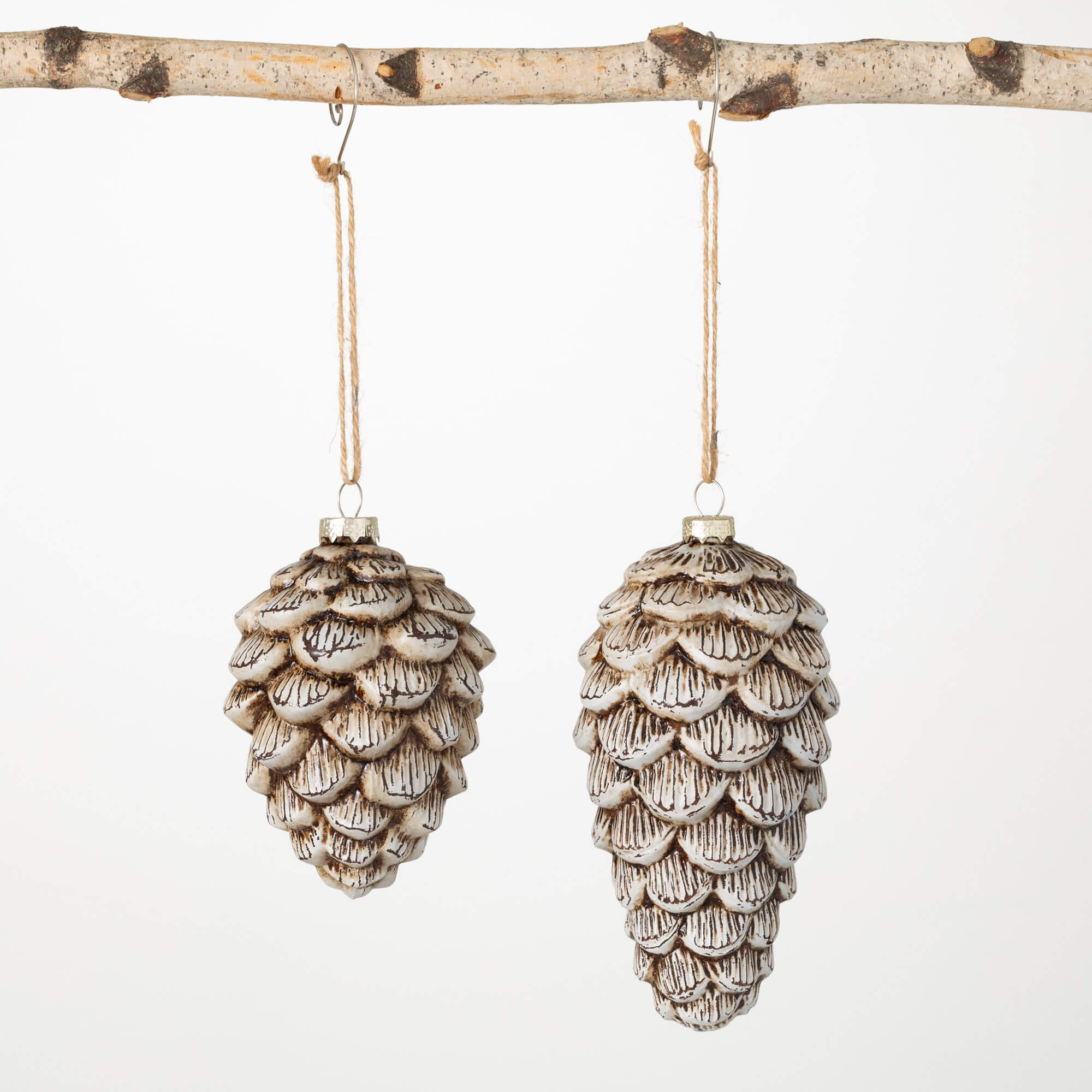 PINECONE ORNAMENT Set 2