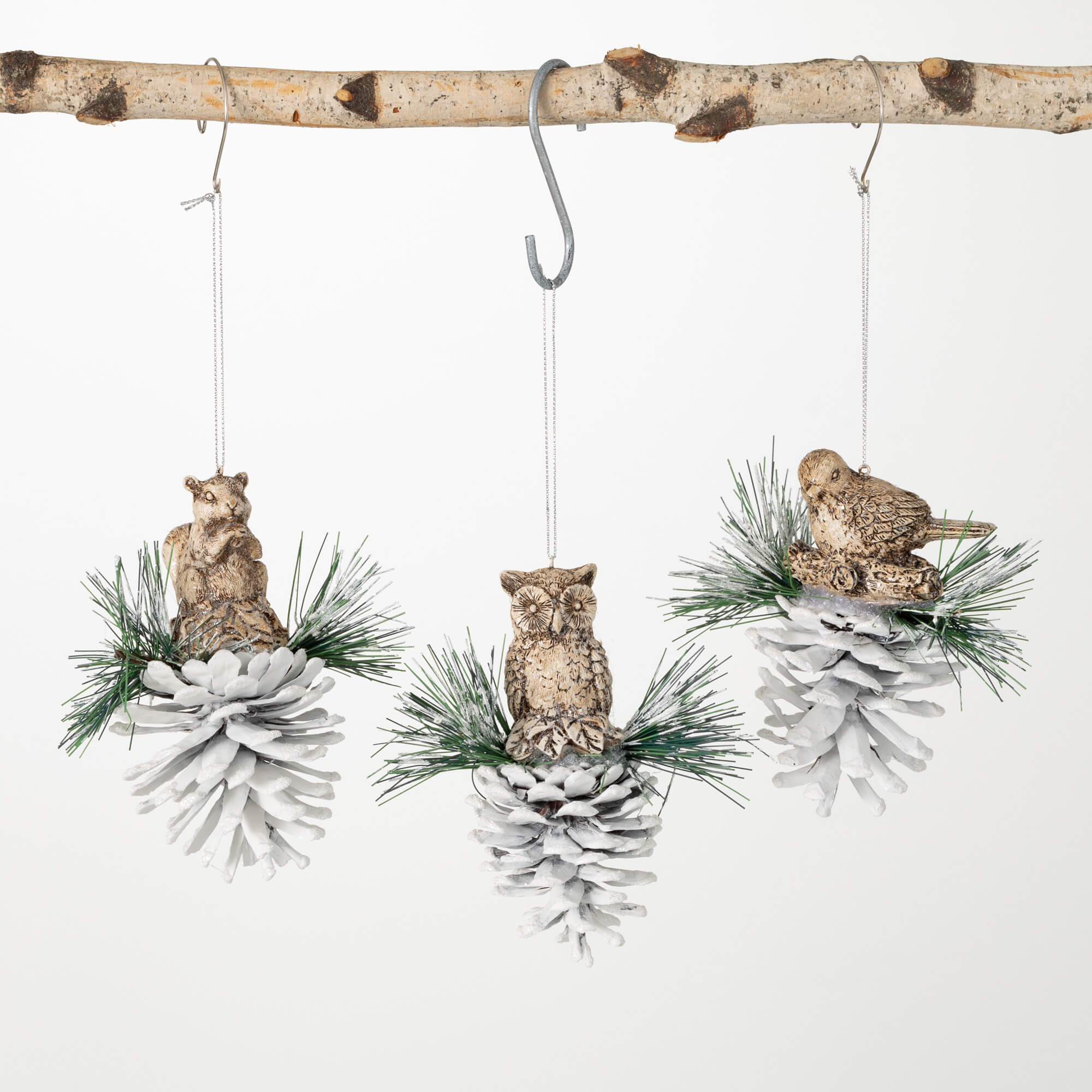 ANIMAL CONE ORNAMENT Set 3